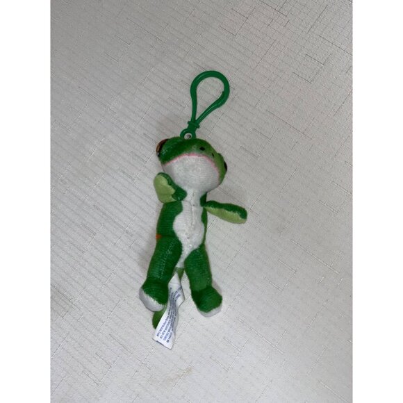 GEICO Gecko Promotional Plush Frog Keychain Clip-On Collectible Insurance Auto - Picture 6 of 9